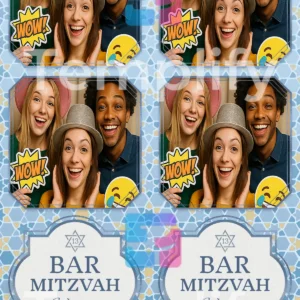 Bar mitzvah photo booth template